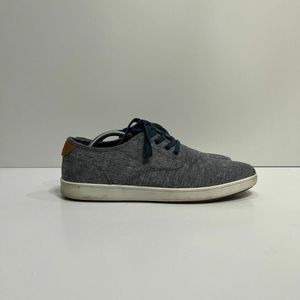 Steve Madden Mens P First Gray Textile Lace Up Casual Sneaker Shoes Size 11